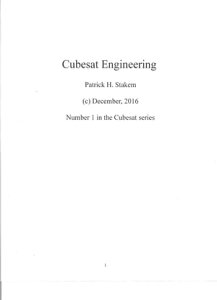 Cubesat Engineering【電子書籍】[ Patrick Stakem ]