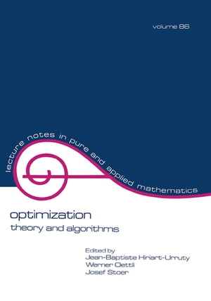 Optimization Theory and AlgorithmsŻҽҡ[ Jean-Bapiste Hiriart-Urruty ]