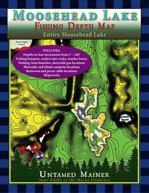 Moosehead Lake Depth Maps