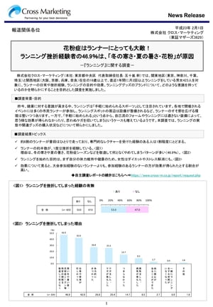 「ランニング」に関する調査