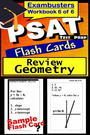 PSAT Test Prep Geometry Review--Exambusters Flash Cards--Workbook 6 of 6
