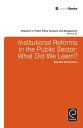 Institutional Reforms in the Public Sector What 