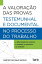 A Valoração das Provas Testemunhal e Documental no Processo do Trabalho