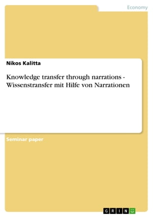 Knowledge transfer through narrations - Wissenstransfer mit Hilfe von Narrationen Wissenstransfer mit Hilfe von NarrationenŻҽҡ[ Nikos Kalitta ]