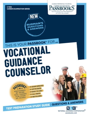 Vocational Guidance Counselor Passbooks Study Guide【電子書籍】[ National Learning Corporation ]
