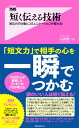 ＜p＞なぜ、あなたの言いたいことは伝わらないのか？＜br /＞ 「何を言いたいのかわからない」＜br /＞ 「もう一度説明してください」＜br /＞ あなたは、こんなことを＜br /＞ 上司や部下に言われたことはありませんか？＜/p＞ ＜p＞上司に報告しても「…で、何が言いたいんだ？」「結論から言え」などと怒られる＜br /＞ 部下が指示通りに動かない＜br /＞ メールや文章で誤解されたことがある＜br /＞ プレゼンや会議で自分の主張が通らない＜br /＞ 恋人や友人に、自分のことを理解してもらえない＜br /＞ 言いたいことが伝わらない、＜br /＞ こんな経験をあなたもお持ちのことでしょう。＜/p＞ ＜p＞かたや、あなたの周りの＜br /＞ 仕事がうまくいっている人、＜br /＞ コミュニケーションが上手な人、を想像してみてください。＜br /＞ 彼らの伝え方にはある共通点があります。＜/p＞ ＜p＞それは、＜br /＞ 「短く」、そして「的確に」＜br /＞ 伝えているということです。＜/p＞ ＜p＞話がわかりやすい人ほど、話を短くまとめているのです。＜/p＞ ＜p＞インターネットの普及で、情報が溢れる時代になりました。＜br /＞ その分、ビジネスではスピードが問われ＜br /＞ 私たちビジネスマンの時間もなくなってきています。＜/p＞ ＜p＞そんな中、＜br /＞ 「短く伝える技術」を身につけなければ＜br /＞ あなたの伝えたいことには誰も耳を貸さず、＜br /＞ 新しい情報にどんどん埋もれていくばかりです。＜/p＞ ＜p＞あなたの評価は「短文力」で変わる！＜br /＞ あなたは1日に何通のメールを書きますか？＜/p＞ ＜p＞仕事でもプライベートでも、＜br /＞ コミュニケーションの手段として＜br /＞ メールを使う機会が増えてきました。＜/p＞ ＜p＞直接会って話を伝えるには、時間的に限界があります。＜br /＞ しかし、IT技術の進歩により、＜br /＞ 伝えたい内容を文章にすれば＜br /＞ 一瞬にして、簡単に多くの人へ伝えることができます。＜/p＞ ＜p＞一度も会ったことがない人、＜br /＞ まだ親しくない人であっても、＜br /＞ いつでも、どこでも、誰にでも＜br /＞ あなたの言いたいことを伝えることができます。＜/p＞ ＜p＞つまり、あなたと直接合って話す機会より＜br /＞ あなたの文章を読む機会のほうが増えているのです。＜br /＞ 「あなたの書く文章が、あなたの評価を決める」＜br /＞ ということです。＜/p＞ ＜p＞ビジネスだけに限らず、個性を発揮する場所である＜br /＞ ブログやツイッターでも同じことです。＜/p＞ ＜p＞あなたは、あなたの評価を「伝え方」により＜br /＞ どんな風にも操作することができるのです。＜/p＞ ＜p＞そのためには、＜br /＞ 「短文力」＝短く的確に言いたいことを伝える技術＜br /＞ を身につける必要があります。＜/p＞ ＜p＞本書では、「短文力」を使って＜br /＞ ビジネス文書やメール・ブログやツイッターで＜br /＞ 効果的に言いたいことを伝えるテクニックだけでなく＜br /＞ 「短文力」を「話し方」に応用する方法も説明しています。＜/p＞ ＜p＞この1冊で、「書く」「話す」場面で使える＜br /＞ 「短く伝える技術」を習得することができます！＜/p＞画面が切り替わりますので、しばらくお待ち下さい。 ※ご購入は、楽天kobo商品ページからお願いします。※切り替わらない場合は、こちら をクリックして下さい。 ※このページからは注文できません。