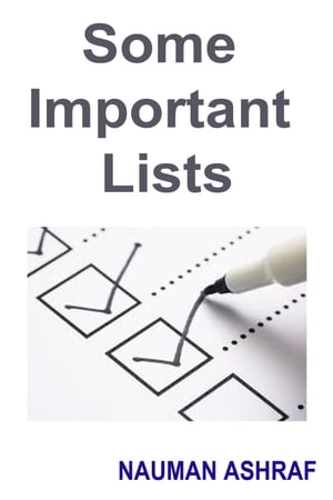 Some Important Lists