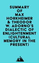 Summary of Max Horkheimer & Theodor W. Adorno's Dialectic of Enlightenment (Cult...