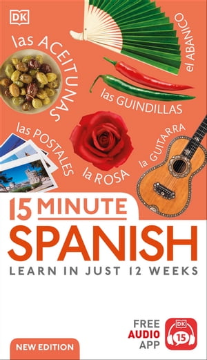 ＜p＞＜strong＞Teach yourself Spanish in just 12 weeks with this fun, user-friendly, and uniquely visual language course.＜/strong＞＜/p＞ ＜p＞DK's ＜em＞15 Minute Spanish＜/em＞ is the perfect course for busy people who want to learn Spanish fast. Twelve themed chapters are broken down into five daily 15-minute lessons with an easy-to-follow structure and spanning a range of practical themes, including leisure, business, food and drink, travel, and shopping.＜/p＞ ＜p＞Each lesson combines vocabulary and grammar essentials with attractive full-colour illustrations, annotated images, and simple pronunciation guides for every word, making it quick, easy, and fun to learn new Spanish vocabulary. There is no writing or homework ? you simply use the cover flaps to hide the answers to exercises and test yourself as you learn. Each chapter ends with a review module, so you can track your progress and identify areas where you need further practice.＜/p＞ ＜p＞The course includes a fully redesigned free audio app that enables you to hear Spanish words and phrases spoken by native speakers. Use the app alongside the book's easy-to-use pronunciation guides to perfect your pronunciation and practise Spanish conversation in real-life situations. Whether you're a complete beginner or just in need of a refresher course, there's no easier way to learn Spanish than with ＜em＞15 Minute Spanish＜/em＞.＜/p＞画面が切り替わりますので、しばらくお待ち下さい。 ※ご購入は、楽天kobo商品ページからお願いします。※切り替わらない場合は、こちら をクリックして下さい。 ※このページからは注文できません。