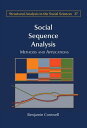 Social Sequence Analysis Methods and Applications