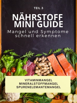 JAMES "NÄHRSTOFF MINI GUIDE" 1.Vitamine 2.Mineralstoffe 3.Spurenelemente MANGEL VS SYMPTOME