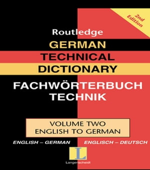 German Technical Dictionary (Volume 2)