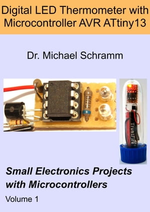 Digital LED Thermometer with Microcontroller AVR ATtiny13