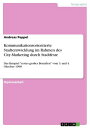 Kommunikationsorientierte Stadtentwicklung im Rahmen des City-Marketing durch Stadtfeste Das Beispiel 'erstes gro?es BonnFest' vom 3. und 4. Oktober 1998