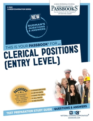 Clerical Positions (Entry Level) Passbooks Study