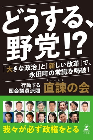 どうする、野党!?　「大きな政治」と「新しい改革」で、永田町の常識を喝破！