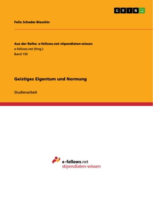 Geistiges Eigentum und Normung