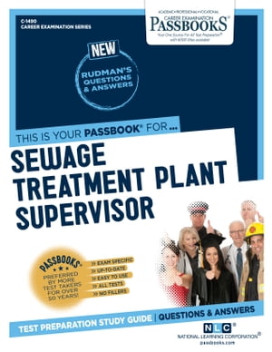Sewage Treatment Plant Supervisor Passbooks Study Guide