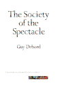 The Society of the Spectacle【電子書籍】 Guy Debord