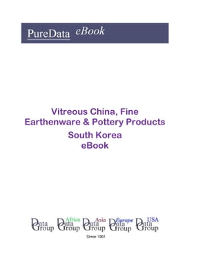 Vitreous China, Fine Earthenware & Pottery Products in South Korea