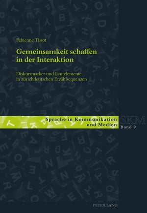 ＜p＞Welche Funktionen haben ≪kleine W?rter≫ wie Diskursmarker und Lautelemente in der Interaktion? Wo und zu welchem Zweck verwenden sie junge Frauen in Gespr?chen untereinander? Die empirische Studie untersucht an einem Korpus von Alltagsgespr?chen Deutschschweizer Gymnasiastinnen diese genuin m?ndlichen Ph?nomene. Als minim referentielle Objekte befinden sie sich an gespr?chsorganisatorisch unklaren Stellen und bewegen sich in Bezug auf ihren Status zwischen Laut, Floskel und grammatikalisiertem Element. Die detaillierte mikroanalytische Untersuchung zeigt, wie damit in Kombination mit interaktionalen und diskursiven Verfahren verst?rkt und gezielt Gemeinsamkeit in der Interaktion geschaffen werden kann.＜br /＞ Theoretisch in der Soziolinguistik, methodisch in der Konversationsanalyse und der Interaktionalen Linguistik angesiedelt, findet die Arbeit Anschluss an interaktionale Forschungsrichtungen sowie an die internationale Jugendsprachforschung und zeigt neue Wege f?r dialektologische Fragestellungen auf.＜/p＞画面が切り替わりますので、しばらくお待ち下さい。 ※ご購入は、楽天kobo商品ページからお願いします。※切り替わらない場合は、こちら をクリックして下さい。 ※このページからは注文できません。