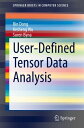 User-Defined Tensor Data Analysis【電子書籍】[ Bin Dong ]