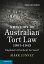 A History of Australian Tort Law 1901–1945