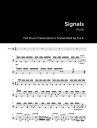 Rush - Signals Full Drum Transcription【電子書籍】 Evan Aria Serenity