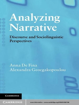 Analyzing Narrative