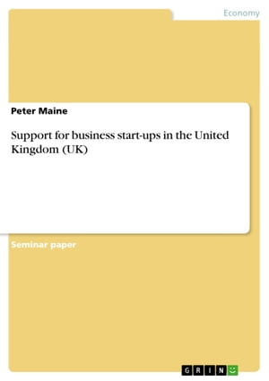 Support for business start-ups in the United Kingdom (UK)