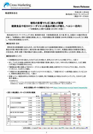 「消費動向」に関する調査