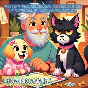ŷKoboŻҽҥȥ㤨Boardgames The man with the beard, Bella the cute little dog and Tops the grumpy cat., #1Żҽҡ[ MejoMe ]פβǤʤ300ߤˤʤޤ