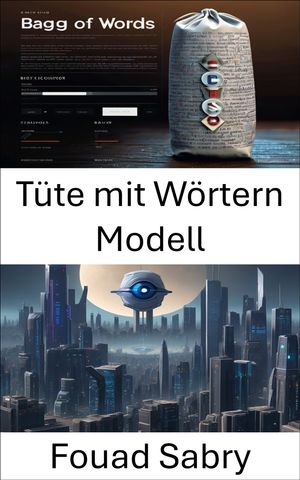 Tüte mit Wörtern Modell