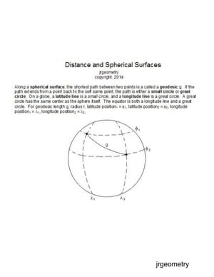 Distance and Spherical Surfaces