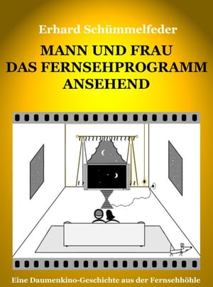 Mann und Frau das Fernsehprogramm ansehend