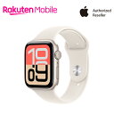 【新登場】【条件達成で3300ポイント】Apple Watch SE 3 スターライトアルミニウムケースとスターライトスポーツバンド ケースサイズ:40mm/44mm GPS+Cellularモデル 新品 純正 国内正規品 Apple認定店 アップルウォッチ セルラー