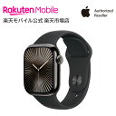 【条件達成で3300ポイント】Apple Watch Series 10 スレートチタニウムケースとブラックスポーツバンド ケースサイズ:42mm/46mm G...