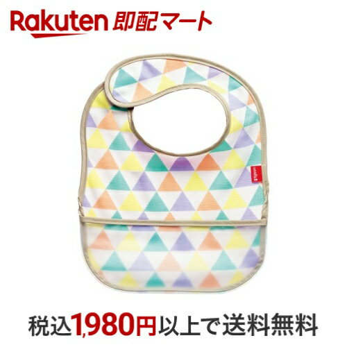 ピジョン はじめての離乳食エプロン フラッグ柄 1枚入 ベビー衣類