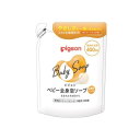 【最短当日お届け(チケット要)】 ピジョン ベビー全身泡ソープ しっとり 詰めかえ用 400ml 【ピジョン 全身泡ソープ】 ベビーボディソープ