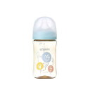 ピジョン 母乳実感 哺乳びん プラスチック Flower 240ml 1個 【母乳実感】 授乳用品