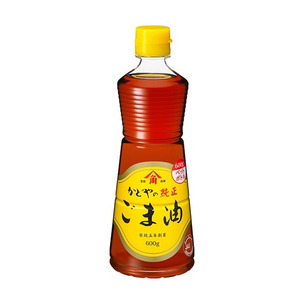 かどや 金印 純正ごま油 PET 600g 【かどや】 食用油のサムネイル