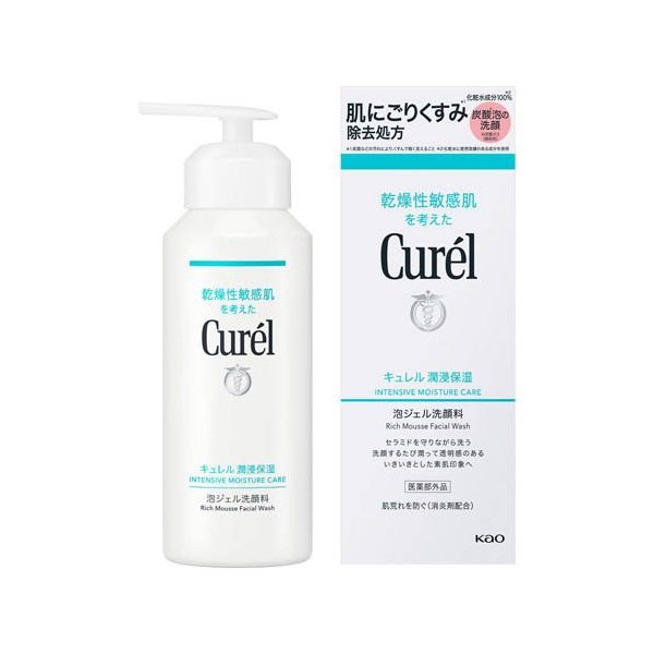 キュレル　潤浸保湿　泡ジェル洗顔料 200.0g 【キュレル】のサムネイル