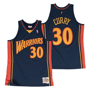 ߥå&ͥ NBA ǥ󥹥ƥȡꥢ ƥե󡦥꡼ 2009-10 󥰥ޥ ɡʥͥӡˡ㡼˥ե / Mitchell & Ness Golden State Warriors Stephen Curry Swingman Jersey