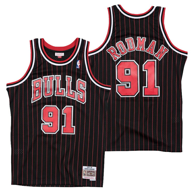 ミッチェル&ネス NBA シカゴ・ブルズ デニス・ロッドマン 1995-96 スウィングマン ロード ジャージー  ユニフォーム    Mitchell & Ness Chicago Bulls Dennis Rodman Swingman Jersey