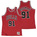 ミッチェル ネス NBA シカゴ ブルズ デニス ロッドマン 1997-98 スウィングマン ロード ジャージー （ユニフォーム）レッド / Mitchell Ness Chicago Bulls Dennis Rodman Swingman Jersey red