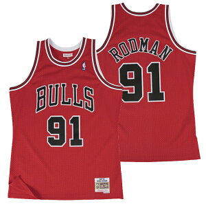 ߥå&ͥ NBA ֥륺 ǥ˥åɥޥ 1997-98 󥰥ޥ  㡼 ʥ˥ե˥å / Mitchell & Ness Chicago Bulls Dennis Rodman Swingman Jersey red