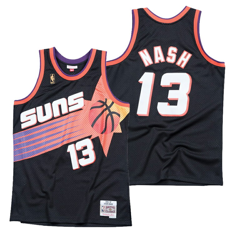 ミッチェル&ネス NBA フェニックス・サンズ スティーブ・ナッシュ 1996-97 スウィングマン ロード ジャージー ユニフォーム / Mitchell & Ness Phoenix Suns Steve Nash Swingman Jersey