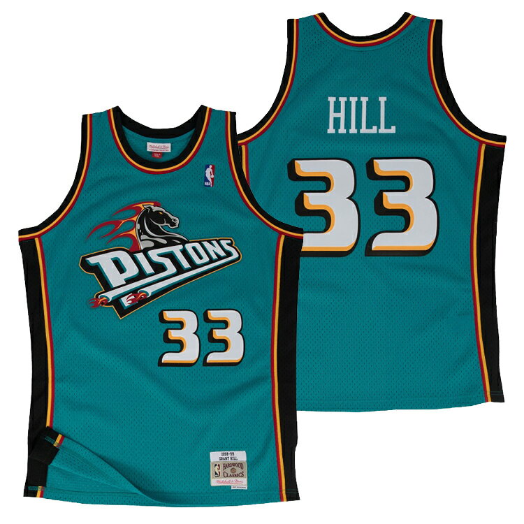 ミッチェル ネス NBA デトロイト ピストンズ グラント ヒル 1998-99 スウィングマン ロード ジャージー （ユニフォーム） / Mitchell Ness Detroit Pistons Swingman Jersey Grant Hill