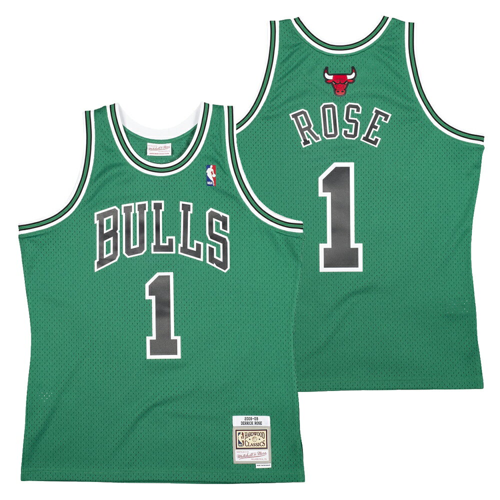 Information 素材 ポリエステル100% ブランド Mitchell & Ness ( ミッチェル＆ネス ) 商品説明 ジョーダン時代以降低迷の続くブルズの救世主として、2008年にドラフト1位指名でチームに入団したデリック・ローズ。 ローズは1年目から圧倒的なスキルとエナジー溢れるプレーでリーグを沸かせ、自身は新人王を獲得しチームをプレイオフに導く大活躍を見せた。 このジャージーはセント・パトリックデーを記念したゲームで着用されたデザインを復刻したモデルとなります。 ジャージーには日々の練習やピックアップゲームのどちらにも耐えうるプリント、刺繍、そして通気性の高いメッシュ素材を用いております。 出荷元 楽天スポーツゾーン 注意書き モニターの発色の具合によって実際のものと色が異なる場合がございます。 ※この商品はギフトラッピング対応可能商品です。プレゼントの際にはぜひギフトサービスをご活用ください。&#9654;Mitchell&Ness×シカゴ・ブルズアイテム一覧