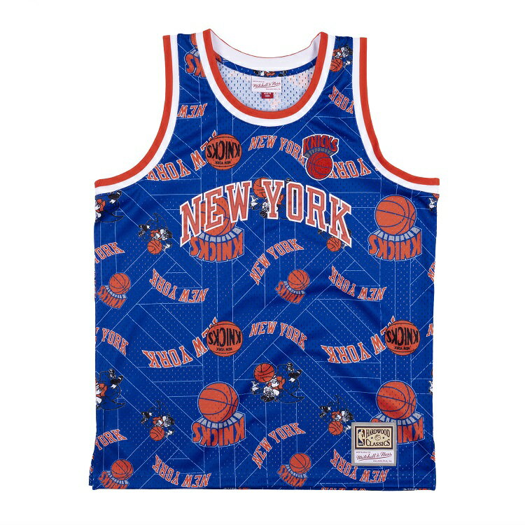 ミッチェル&ネス NBA ニューヨーク・ニックス Tear up スウィングマン ジャージー 総柄ロゴ　/ Mitchell & Ness New York Knicks Tear up Swingman Jersey